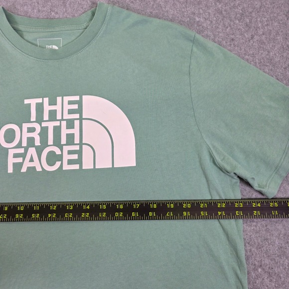 The North Face T-Shirt Men's XL Sage Green Short Sleeve Graphic Logo Tee - Picture 8 of 11